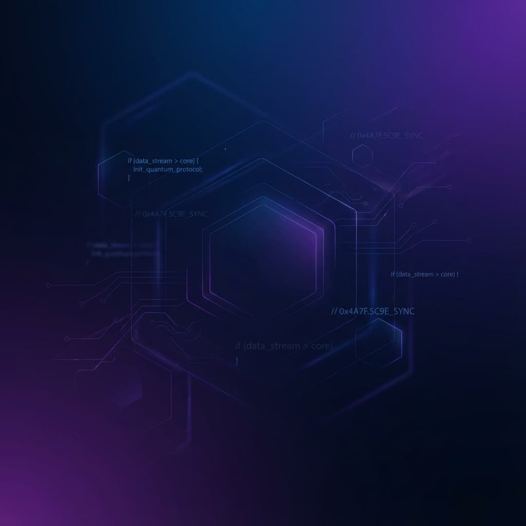 Abstract Technology Background